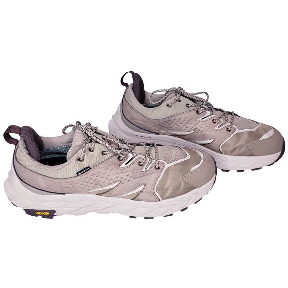 HOKA ANACAPA Low GTX Leather Mesh Hiking Shoes Sneakers Vibram Sole  Men's 13D - Picture 5 of 14